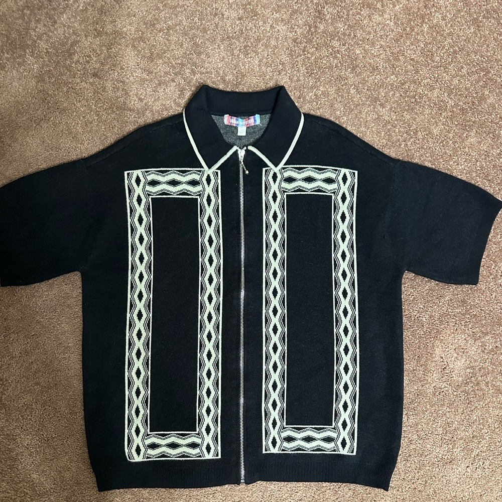 Black and White Men's Sweater